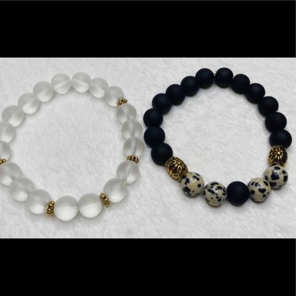 Vibration Bracelets | Stackable Set | Handmade | - Picture 2 of 2